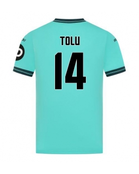 Billige Fotballdrakt Wolves Tolu Arokodare #14 Replika Bortedrakt 2025-26 Kortermet Billige Fotballdrakt Wolves Tolu Arokodare #14 Replika Bortedrakt 2025-26 Kortermet